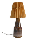 Unique Scandinavian Modern Brutalist Ceramic Table Lamp by Tilgmans, Sweden