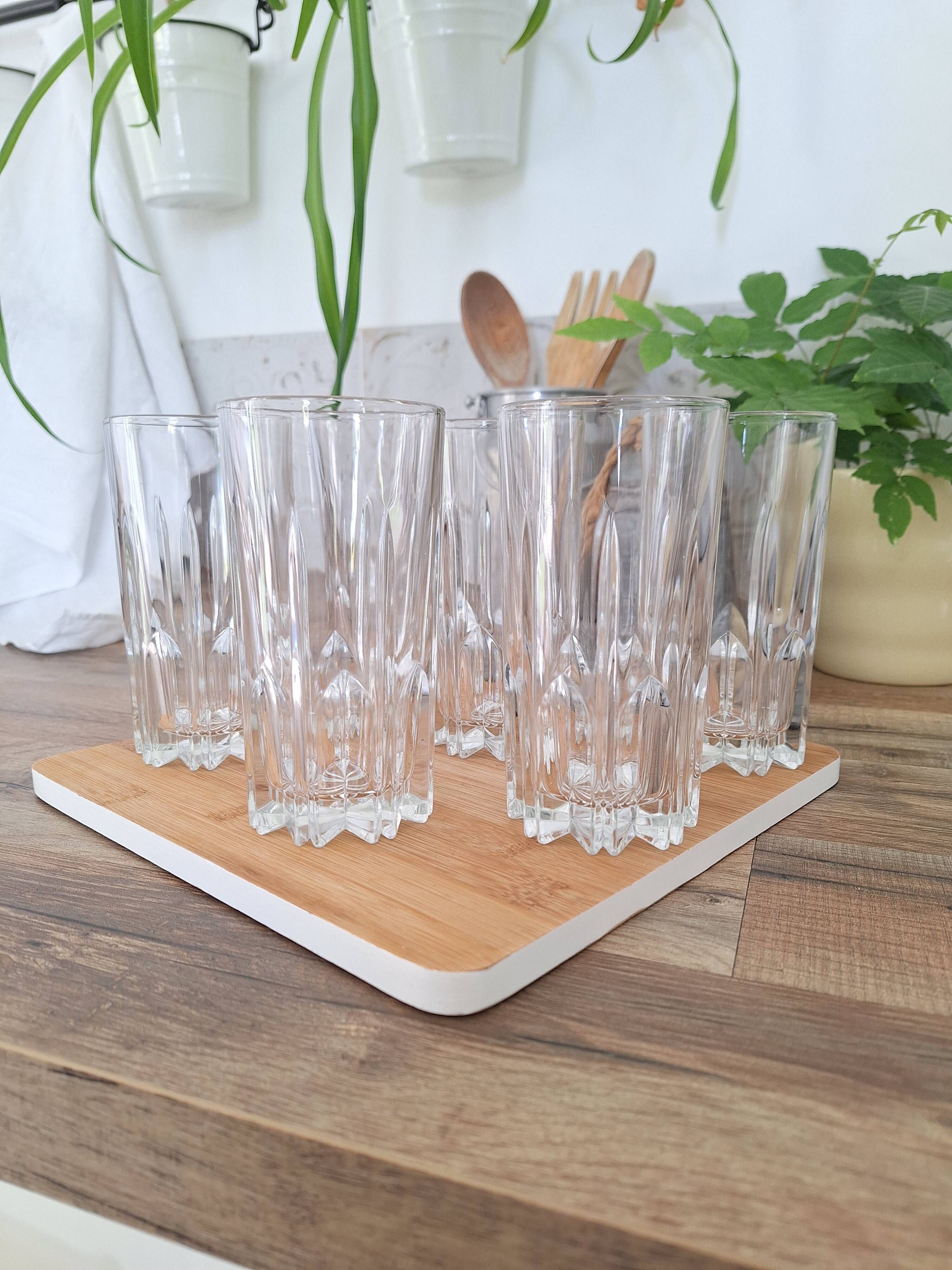 Italian glasses for aperitif or water from the 80s.