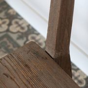 Pair of old wooden church benches – rustic chapel benches