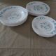 18 assiettes fleurs bleues veronica Arcopal vintage