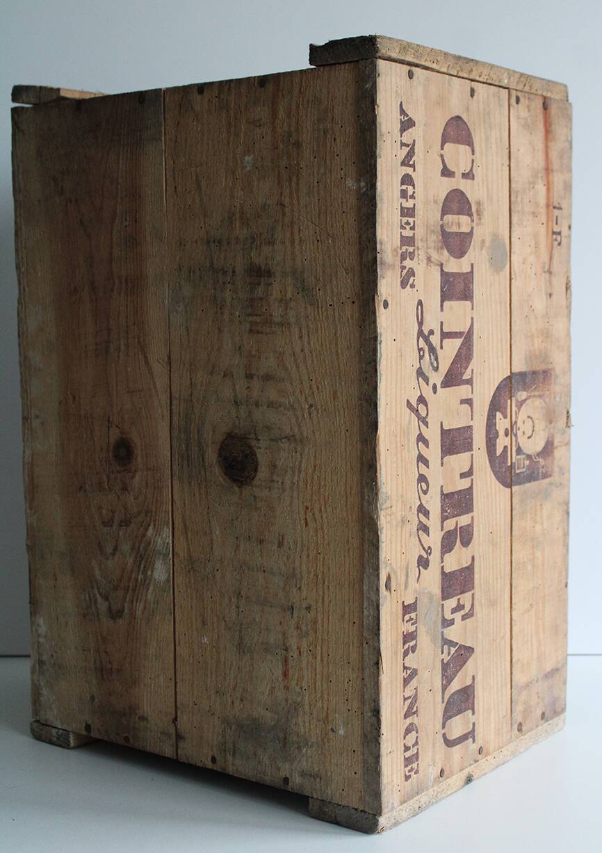 Cointreau wooden box