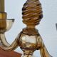Murano glass candelabrum by Vittorio Zecchin, antique.