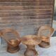 Salon de jardin en rotin