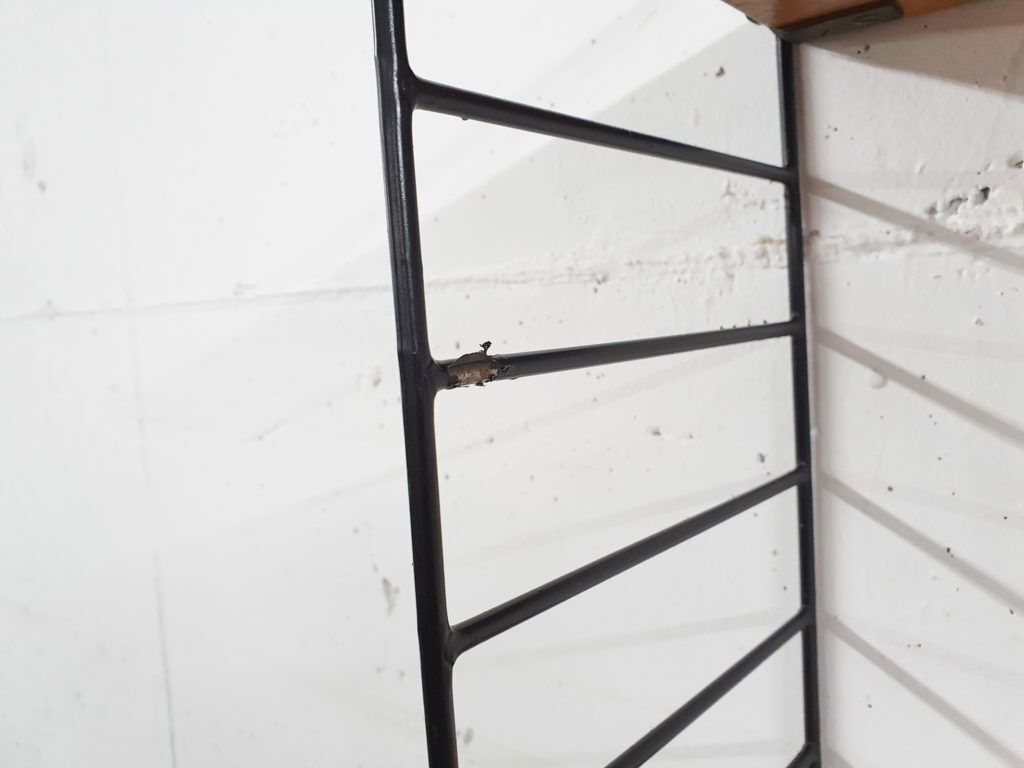 Vintage pinewood book shelves