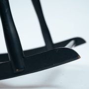 Fauteuil à bascule danois Lena Larsson Grandessa du milieu du siècle, années 1950