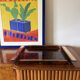 Hollywood regency brass and tortoiseshell lucite tray, Italy 1970s