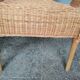 Paire de fauteuils rotin vintage