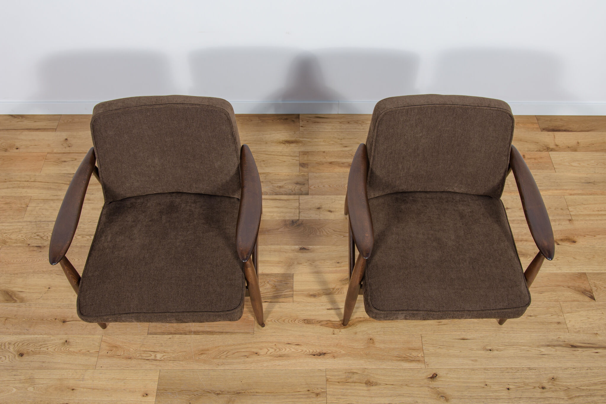 GFM-87 Armchairs by Juliusz Kedziorek for Gościcińskie Furniture, 1960s, Set of 2