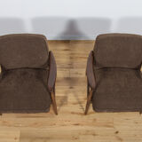 GFM-87 Armchairs by Juliusz Kedziorek for Gościcińskie Furniture, 1960s, Set of 2