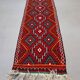 Turkish kilim runner 330x100 cm, vintage kelim rug, long and narrow 2512