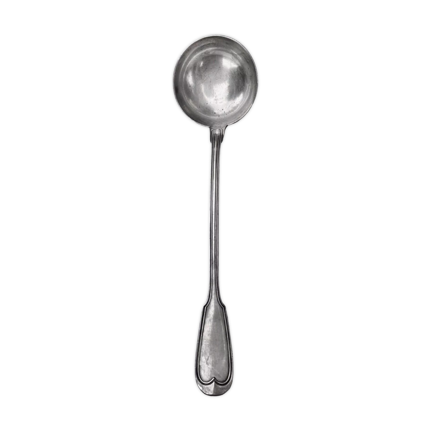 SOUP LADLE EXCELLENT CONDITION, SILVER METAL. SIGNED CHRISTOFLE - ART DECO MODEL -N°2