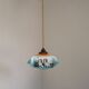 Rare French Art Deco Pendant Light | Illustrated Dog Countryside Shade