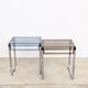 Lot de 2 tables d’appoint Marc Berthier années 60