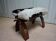 Bedouin Camel Saddle & Hide Stool Ottoman 1970s