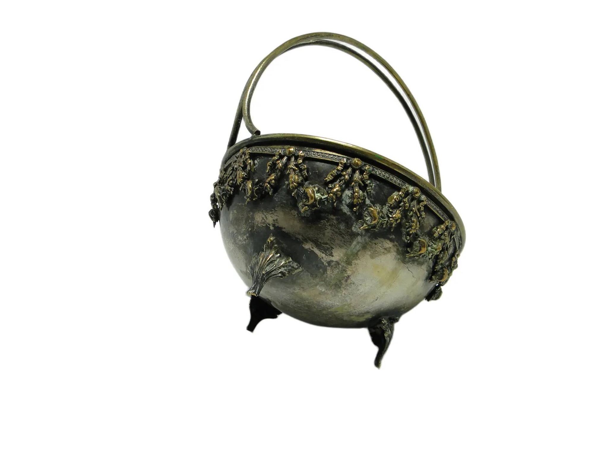 Baroque decorative bowl, brass, Germany, 1930s.