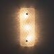 Pair of Modern Italian Murano Glass Textured Wall Sconces