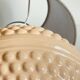 Pale pink ceramic lamp from the 90s