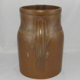 Vintage stoneware pitcher by the Digoin factory, France