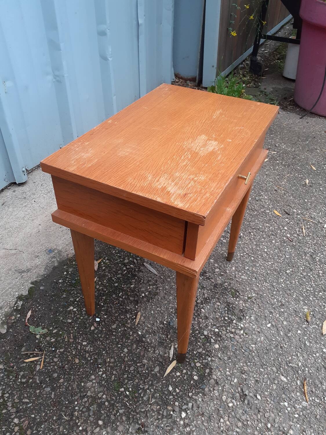Vintage bedside table