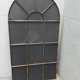 Metal industrial mirror in the shape of a warhead height 156 cm