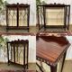 1930s English display cabinet in mahogany