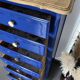 Semainier 7 drawers blue outremer
