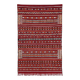 Red Berber kilim rug 155x240 cm