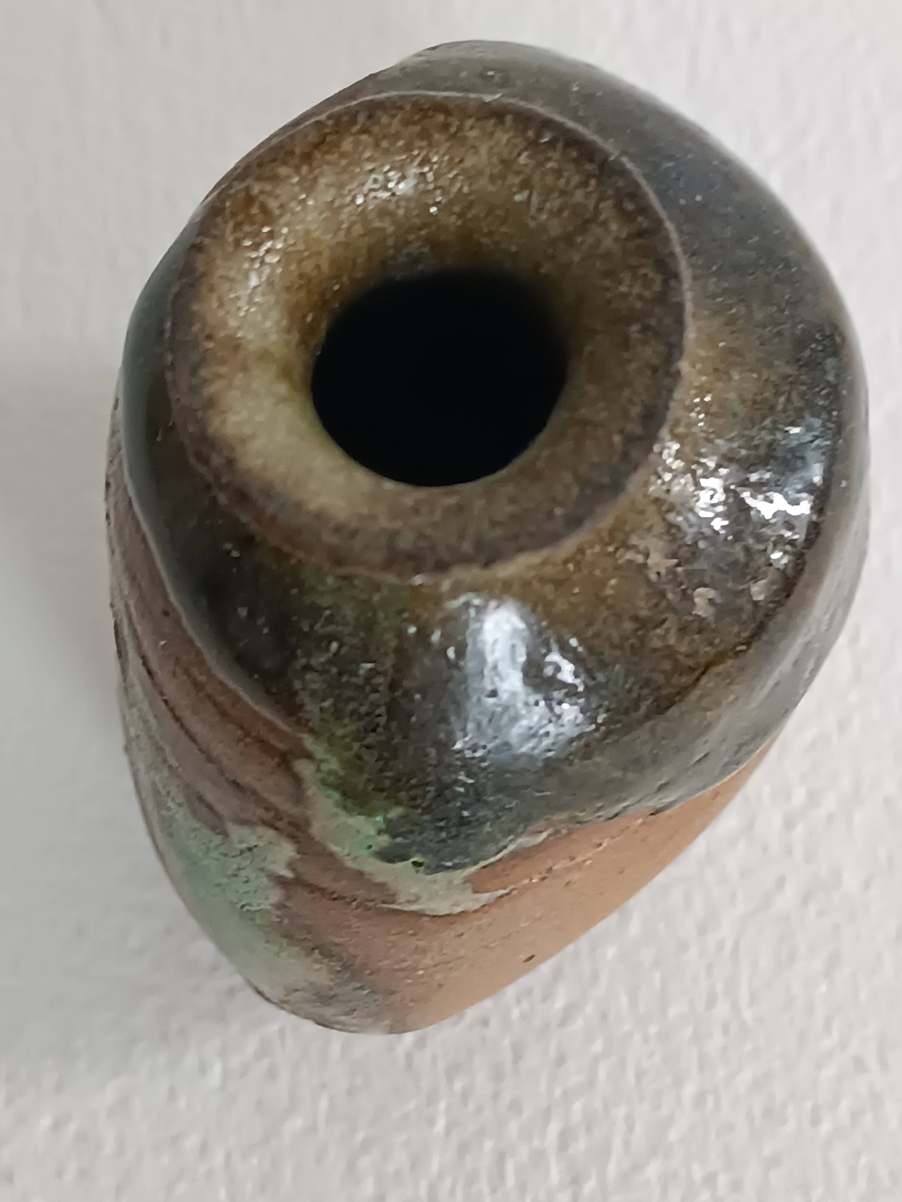 Michel delmotte miniature vase display object 1979