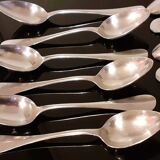 Set of 12 Christofle spoons 21.5 cm Fidélio model / CC hallmark (before 1935)
