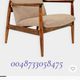 Chaise longue vintage marshmallow granola 1960 par E.Homa