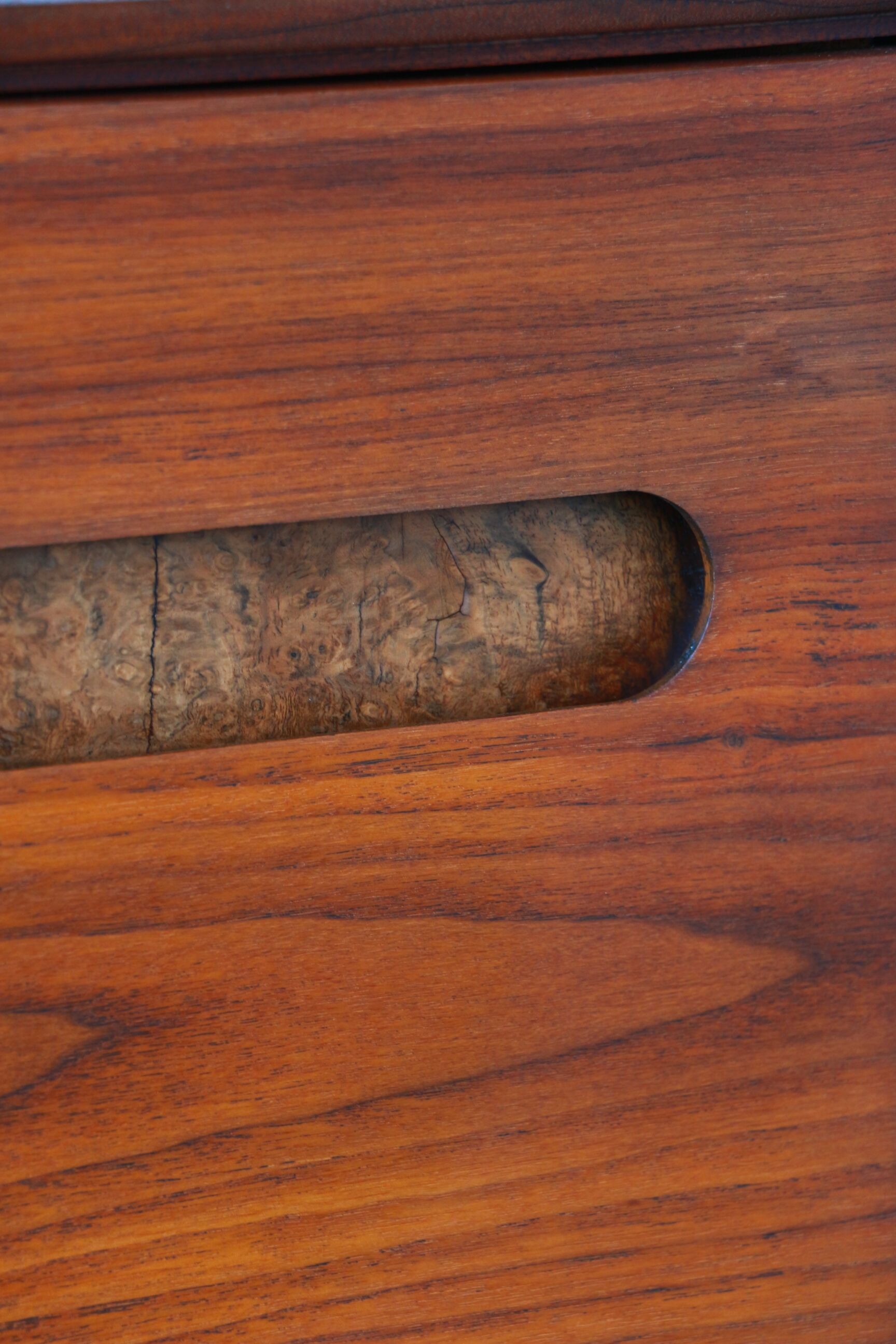 Sideboard teak and walnut 60