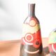 1970s-80s Hand-Painted Terracotta Vases