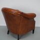 Vintage Dutch Cognac Colored Leather Club Chair
