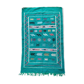 Berber carpet Ethnic Green 95x150 cm