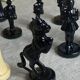 Large Vintage Medieval Chess Set Ajedrez Fantasia