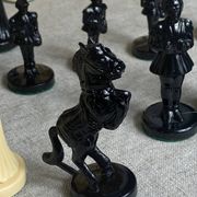 Large Vintage Medieval Chess Set Ajedrez Fantasia