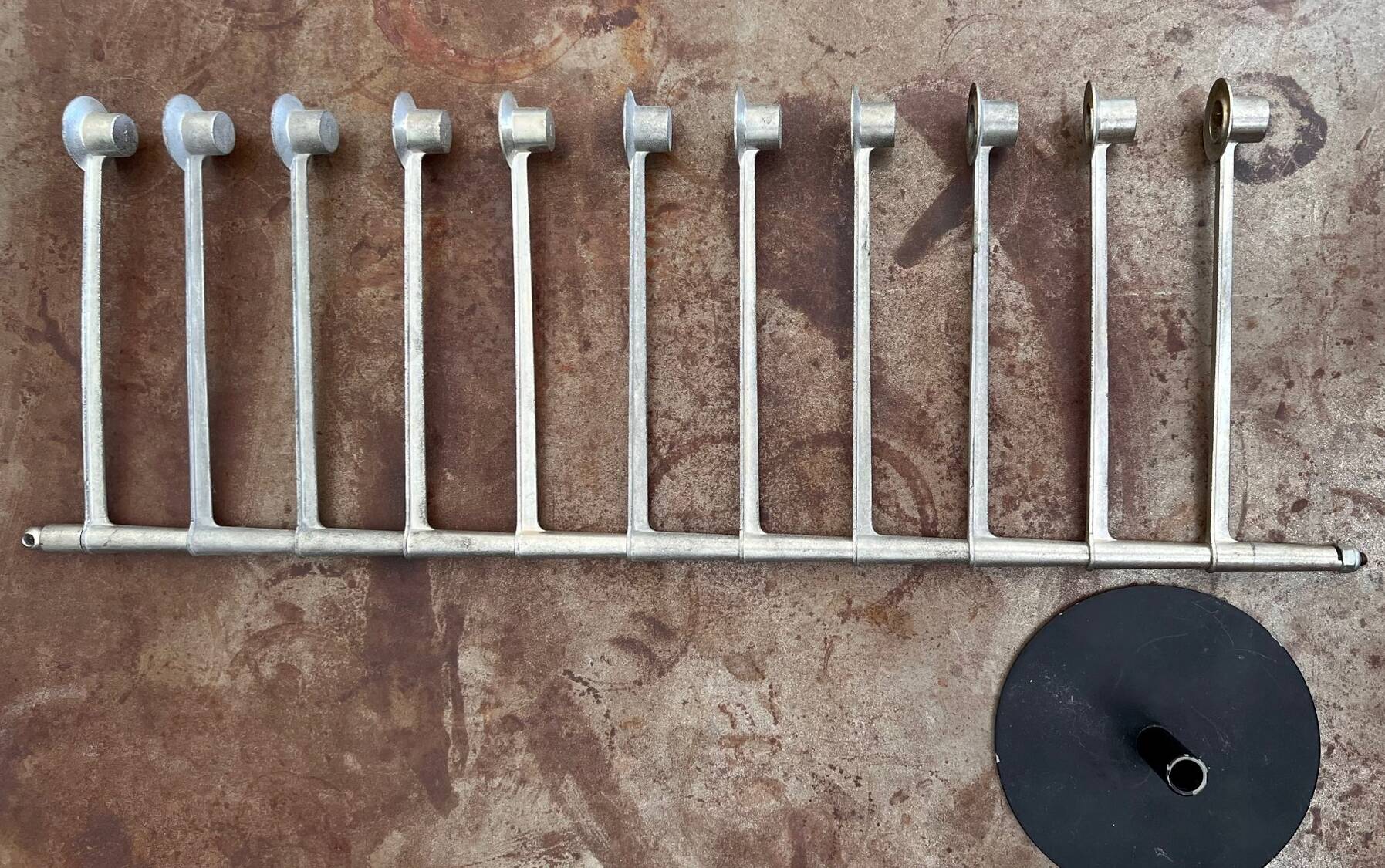 Large Vintage Candlestick • Candlestick • Laurids Lønborg • Space Age • 1960's