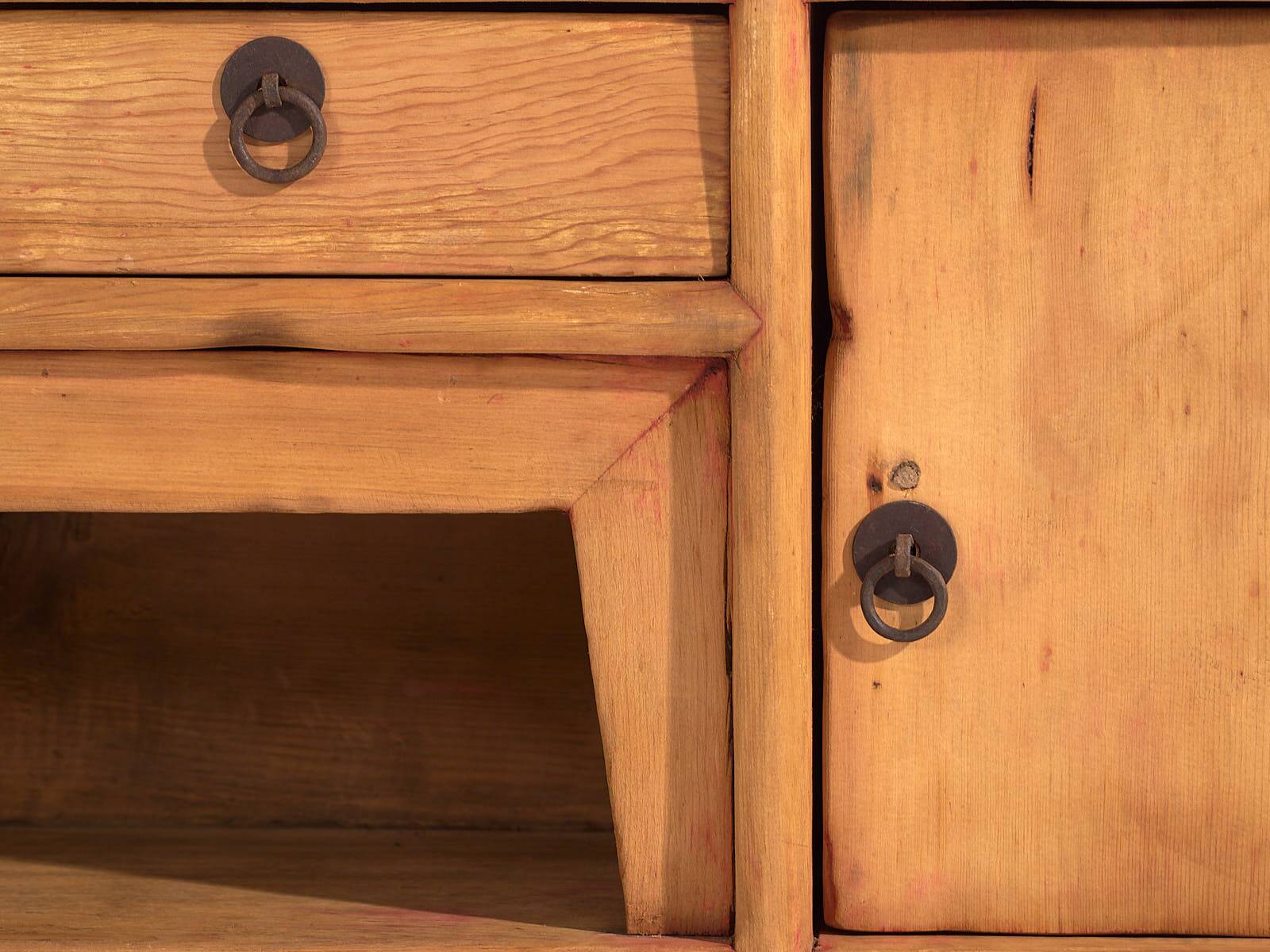 Petit meuble TV ancien (c.1900)