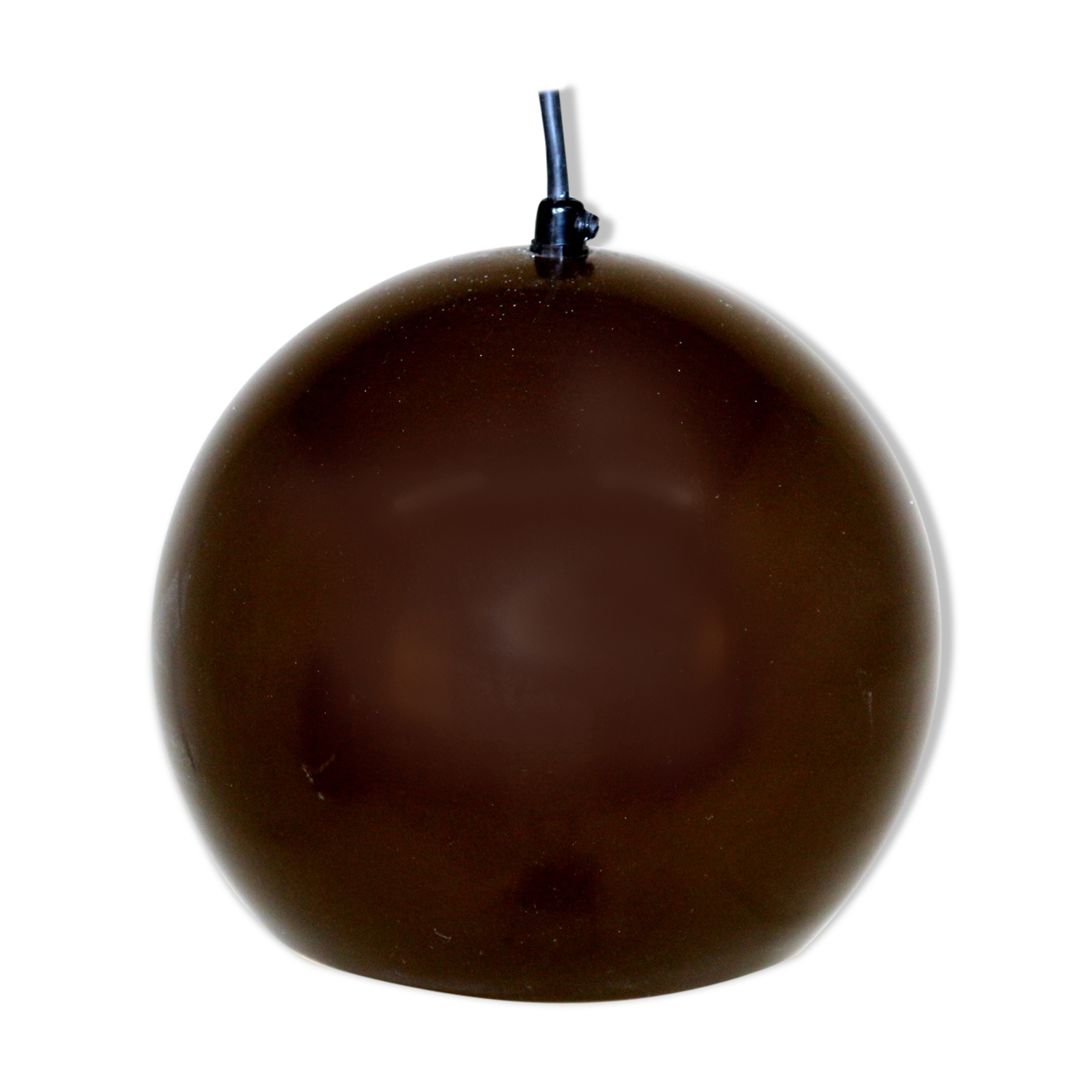 Metal spherical hanging lamp, Sweden, 1970