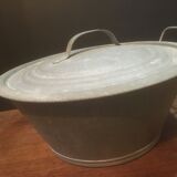 Basin & zinc lid Ø 43