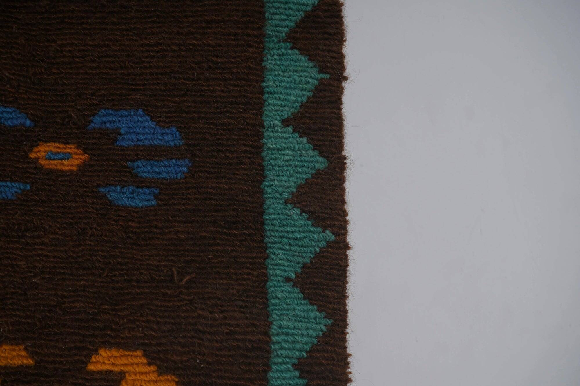 Vintage handmade Turkish rug 120x140 cm