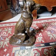 Chien en bronze E. Fremiet