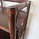 Support buffet bibus woven rattan 2 doors in caning - vintage 60s/70s