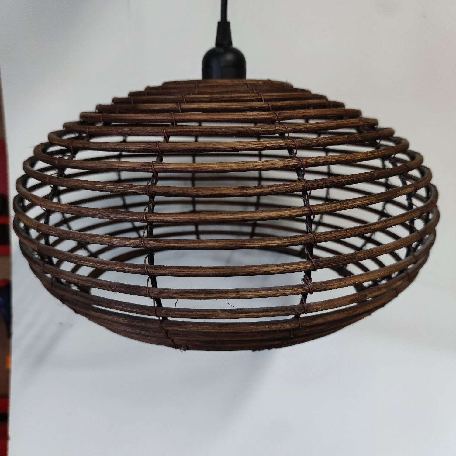 Rattan pendant light
