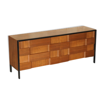 Edmond J Spence Modernist Mid-Century Checkerboard Buffet