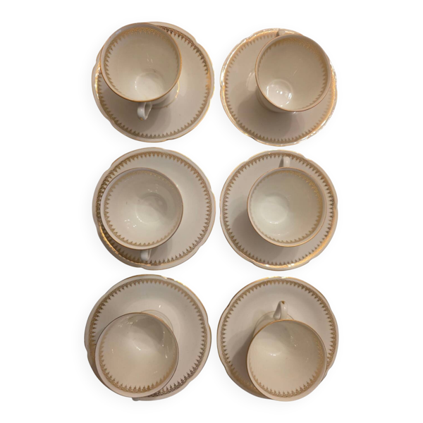 Service à café en porcelaine de Sologne – Modèle L’Archevêque 7