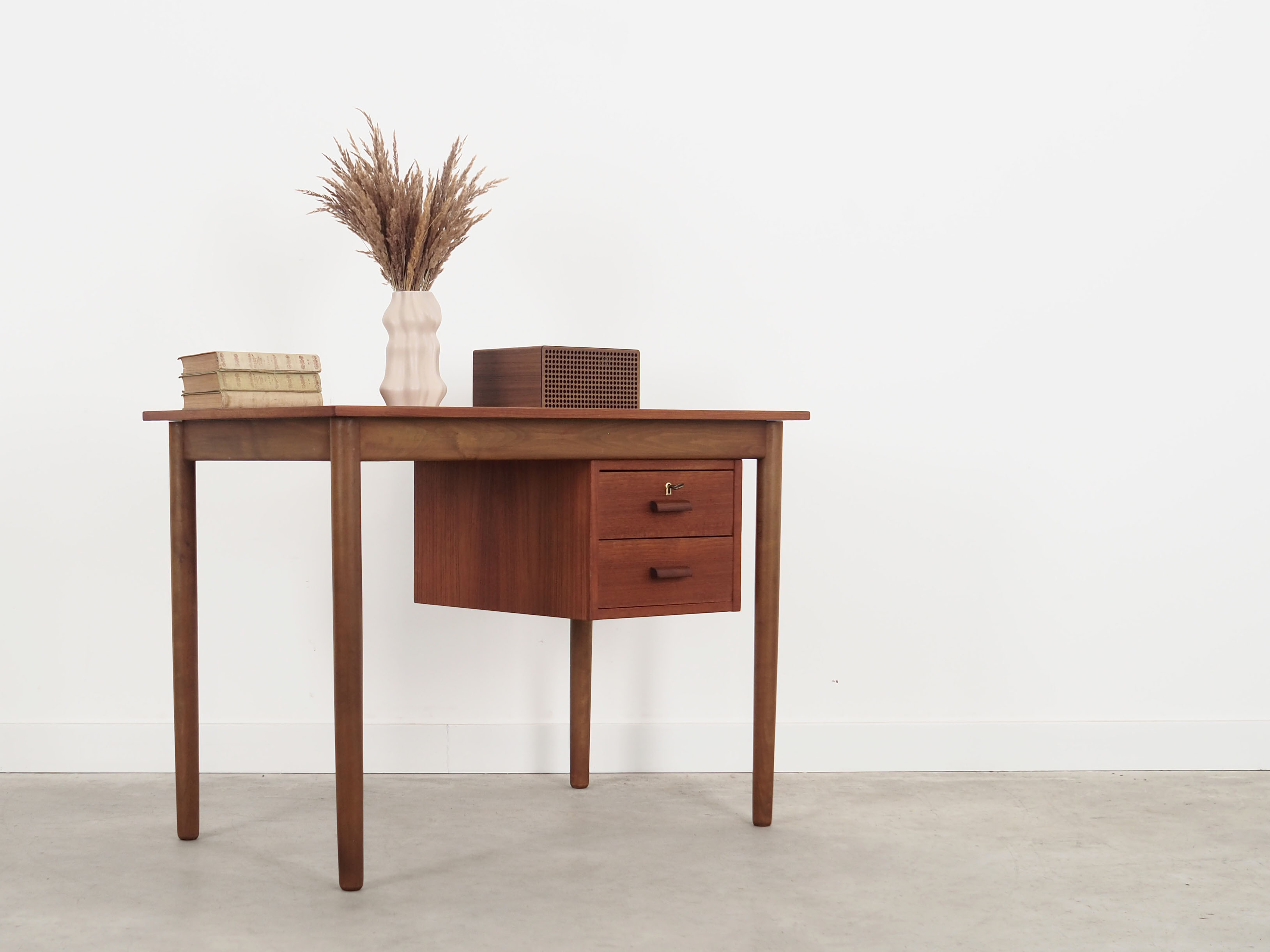 Teak desk, Danish design, 1970s, made in Denmark