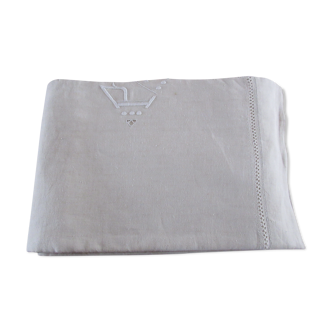 linen linen monogram PP art deco