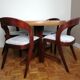 Suite of 4 Baumann gondola chairs renovated