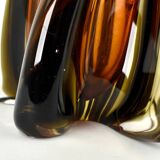 Lampe de table en verre d'uranium Murano, années 1950